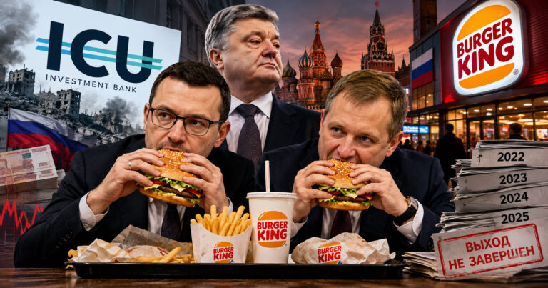 Инвестбанкиры Порошенко застряли в российском Burger King